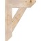Ekena Millwork Traditional Slat Smooth Bracket, Douglas Fir, 5 1/2"W x 24"D x 32"H BKT06X24X32TRA06SDF - alternate 3